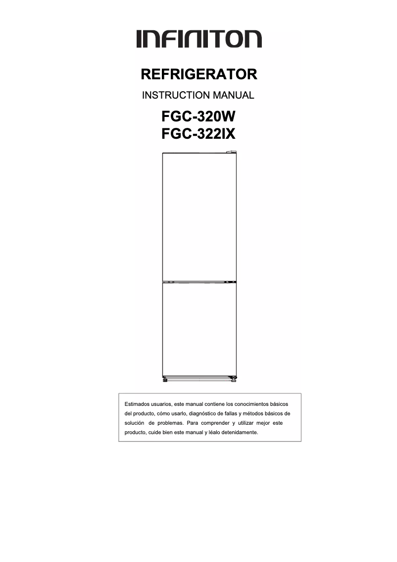 Image de la première page du manuel de l'appareil FGC-322IX