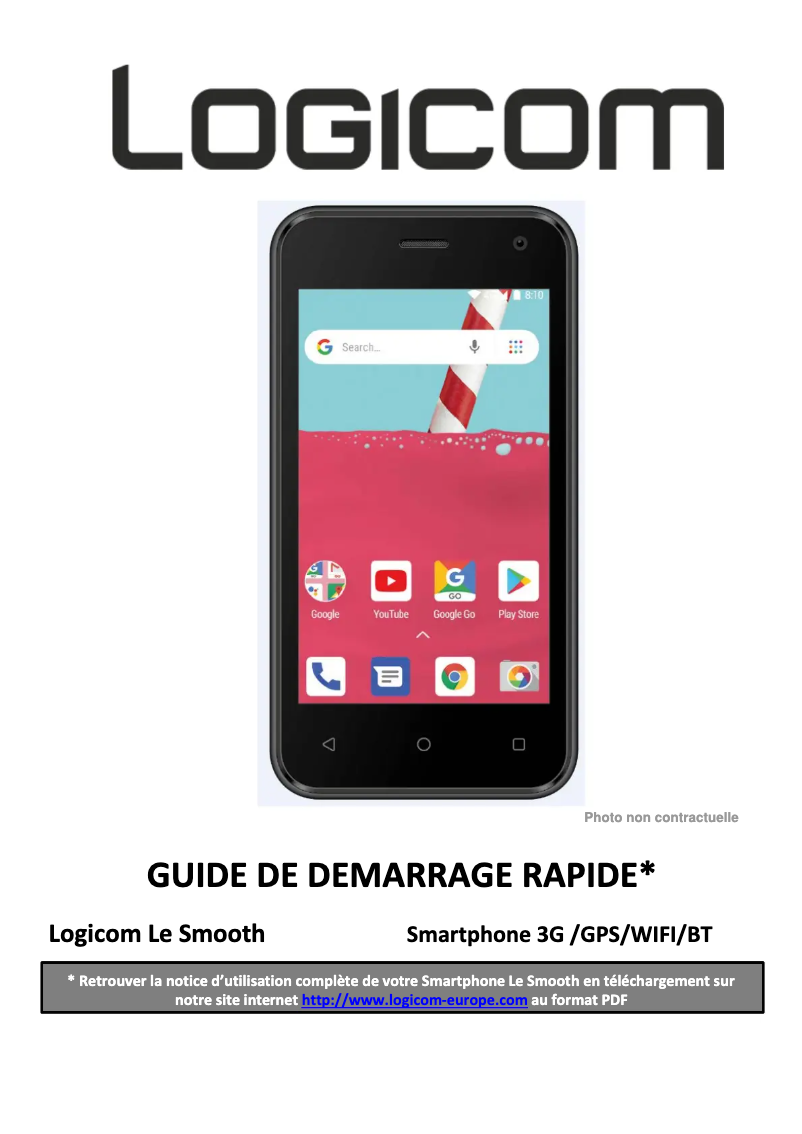 Image de la première page du manuel de l'appareil Le Smooth