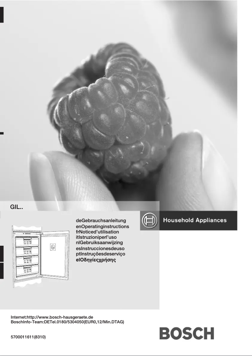 Page 1 de la notice Manuel utilisateur Bosch GIL12441