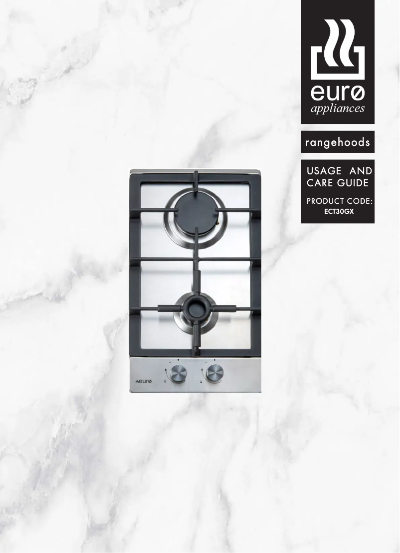 Page n°1 - Manuel utilisateur Euro Appliances ECT30GX