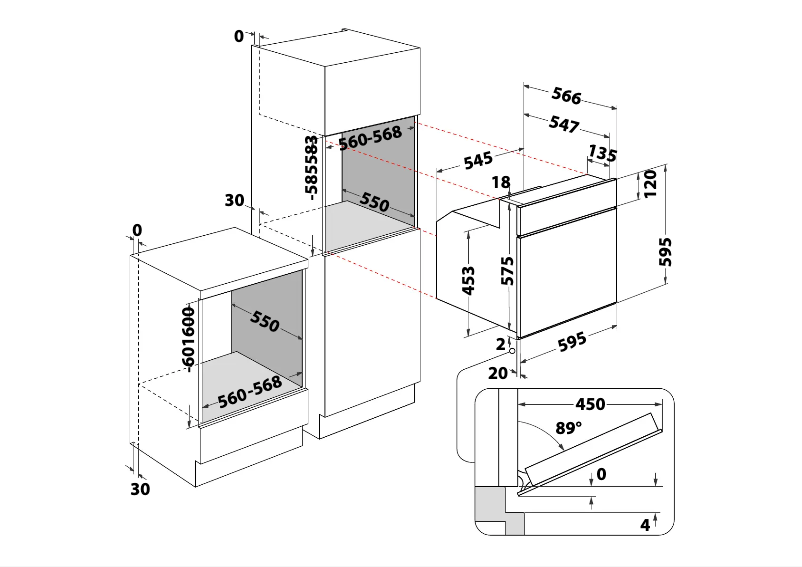 Page 1 de la notice Instructions / montage Indesit IFV 5Y0 IX
