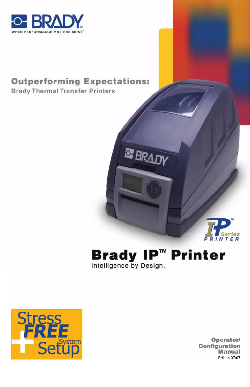Page n°1 - Manuel utilisateur Brady People Brady IP