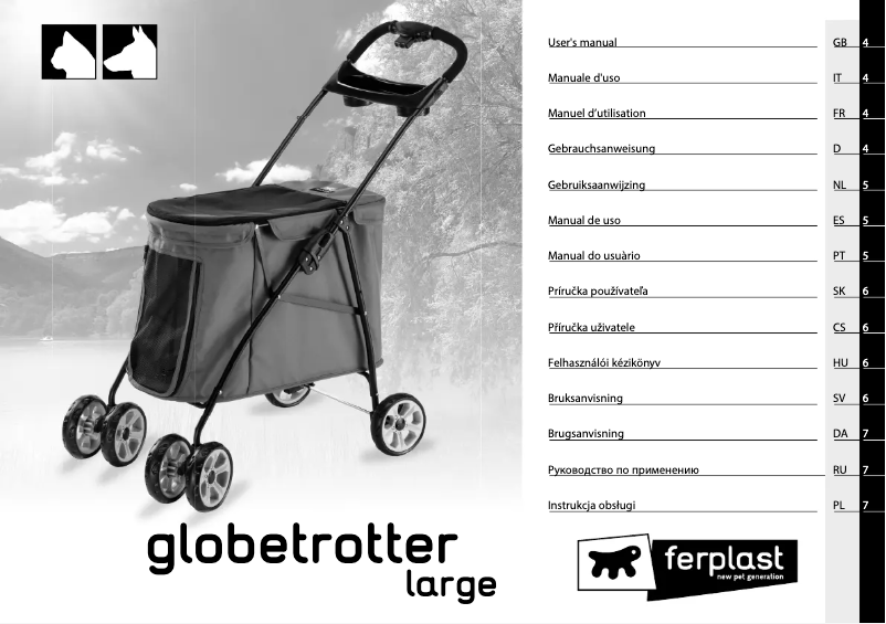 Imagen de la primera página del manual del dispositivo Globetrotter Large