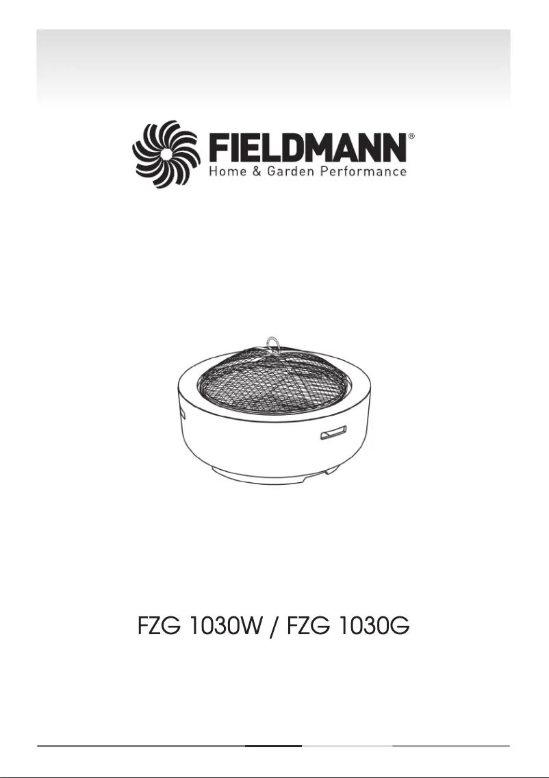 Page n°1 - Manuel utilisateur Fieldmann FZG 1030W