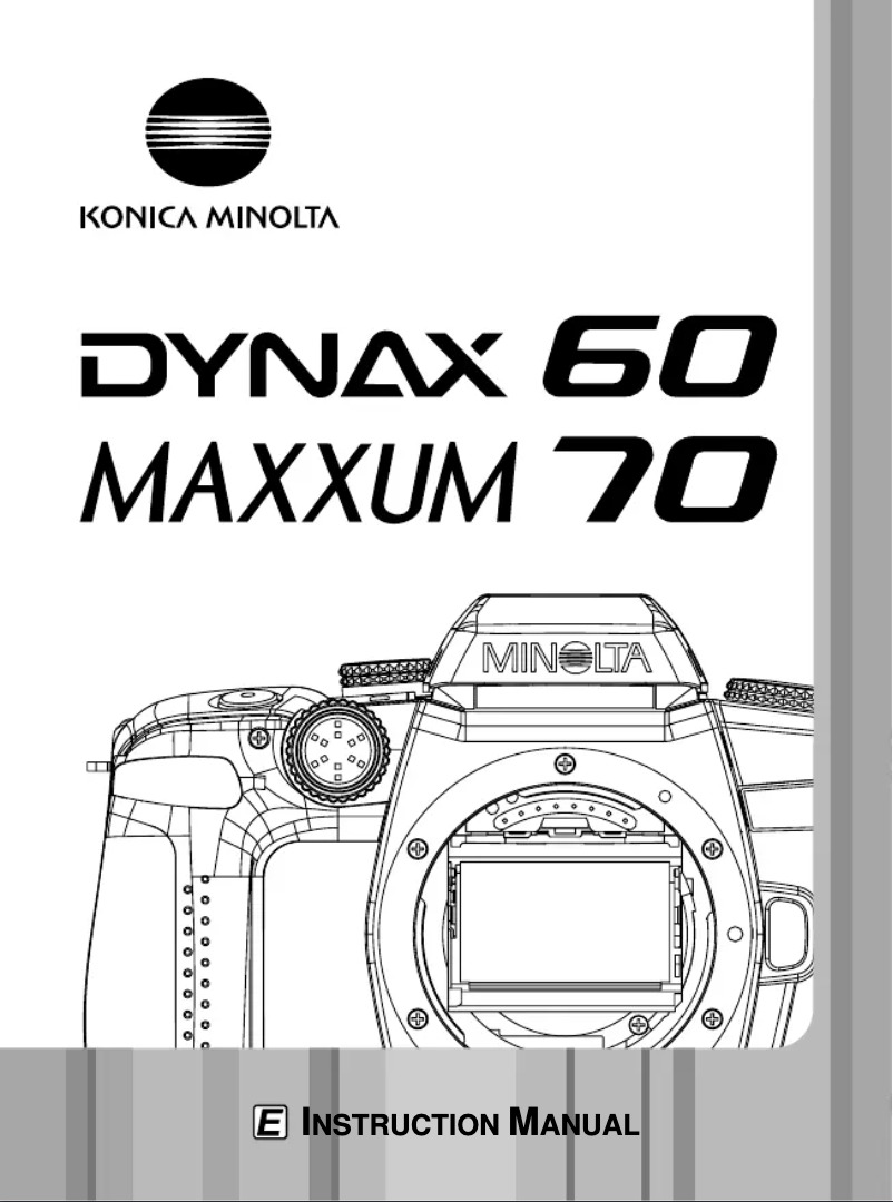 Image de la première page du manuel de l'appareil Dynax 60