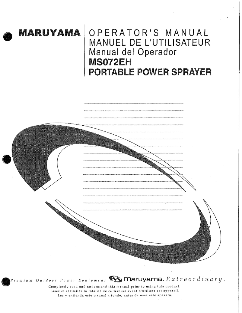 Imagen de la primera página del manual del dispositivo MS072EH