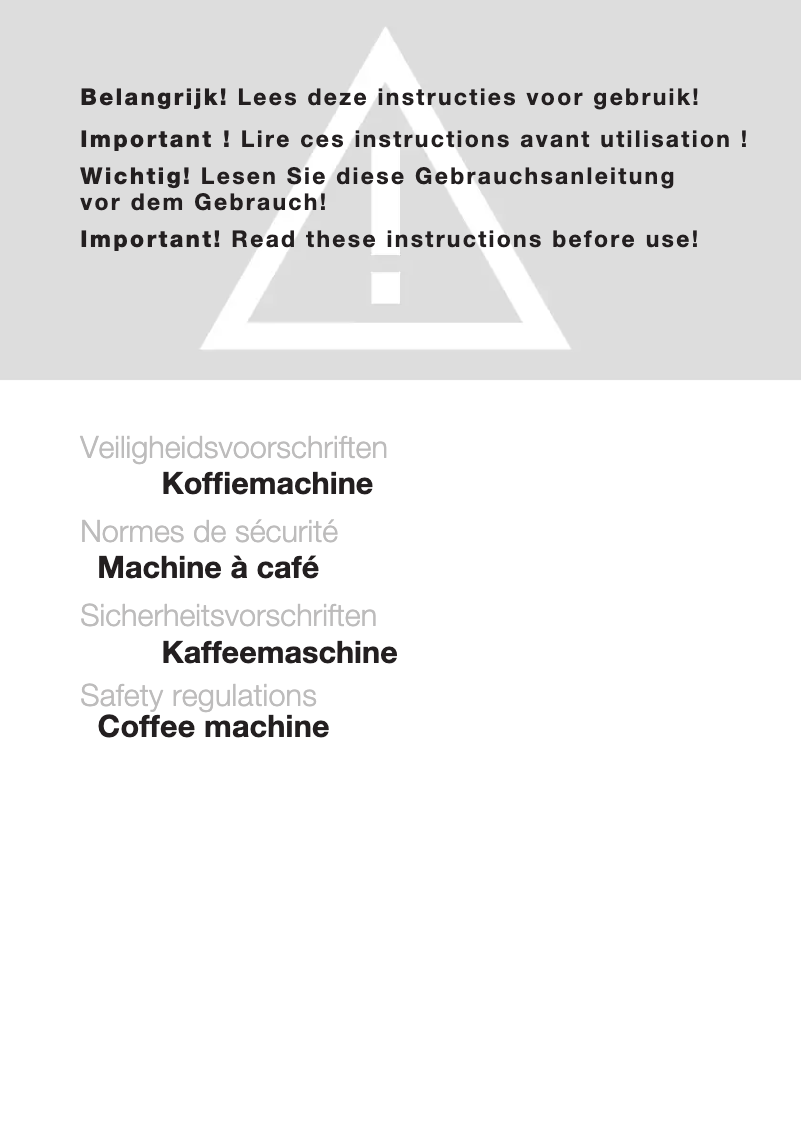 Image de la première page du manuel de l'appareil CM4192ACUU