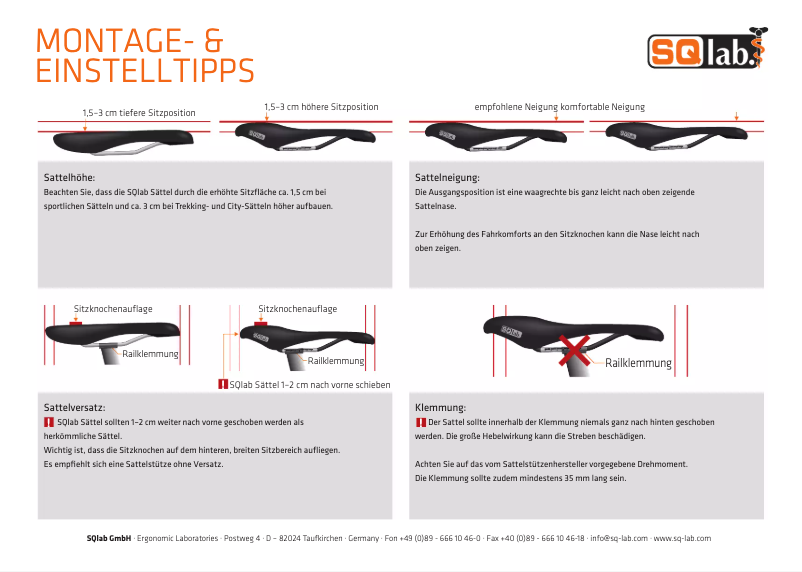 Page 1 de la notice Manuel utilisateur SQlab 611 Ergowave Carbon