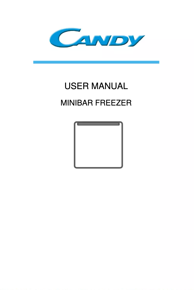 Page 1 de la notice Manuel utilisateur Candy CFU 050 ENEW
