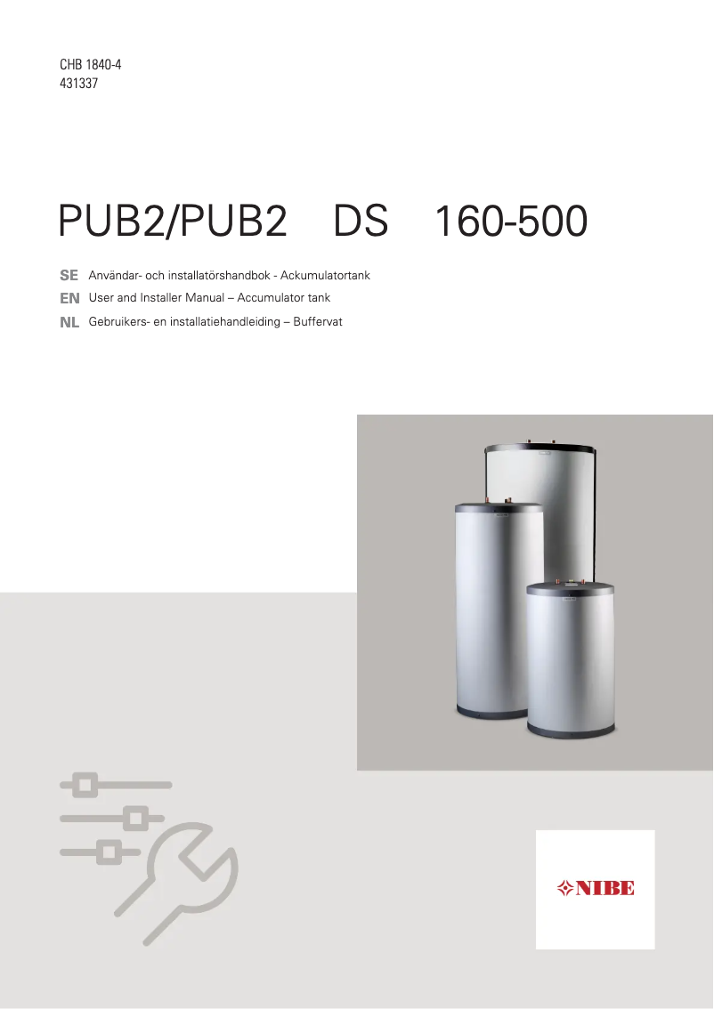 Image de la première page du manuel de l'appareil PUB2