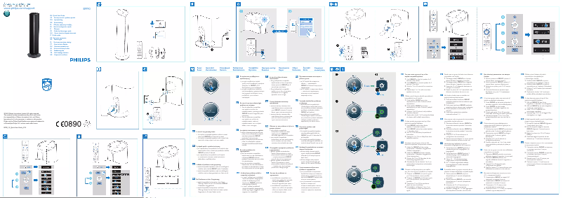 Page n°1 - Guide de démarrage rapide Philips Fidelio BM90