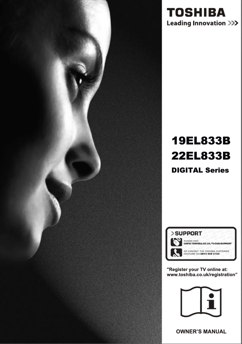 Image de la première page du manuel de l'appareil 19EL833B