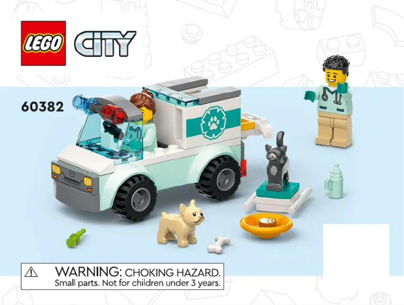 Page n°1 - Consignes visuelles Lego City 60382