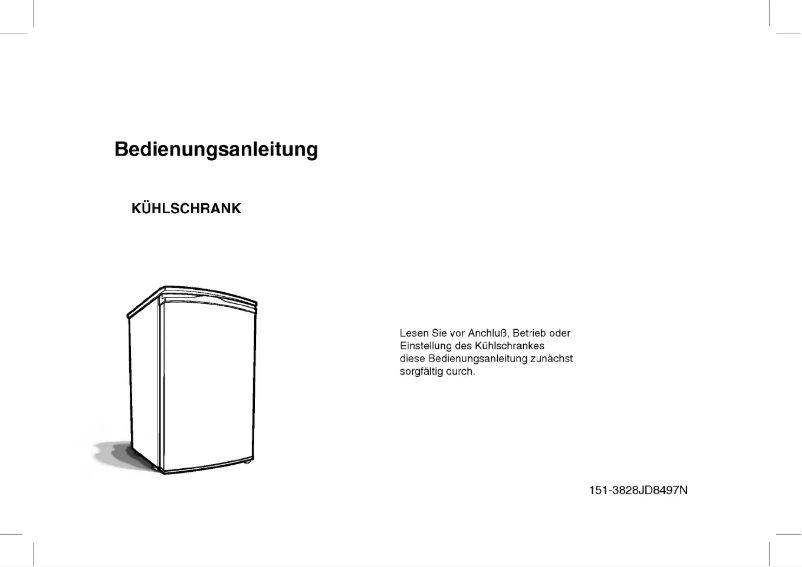 Page 1 de la notice Manuel utilisateur LG GC-151SW