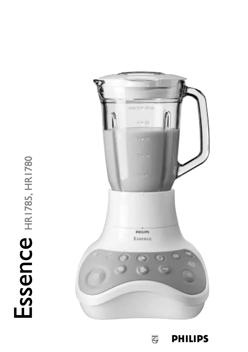 Página 1 del manual Manual de usuario Philips HR1785