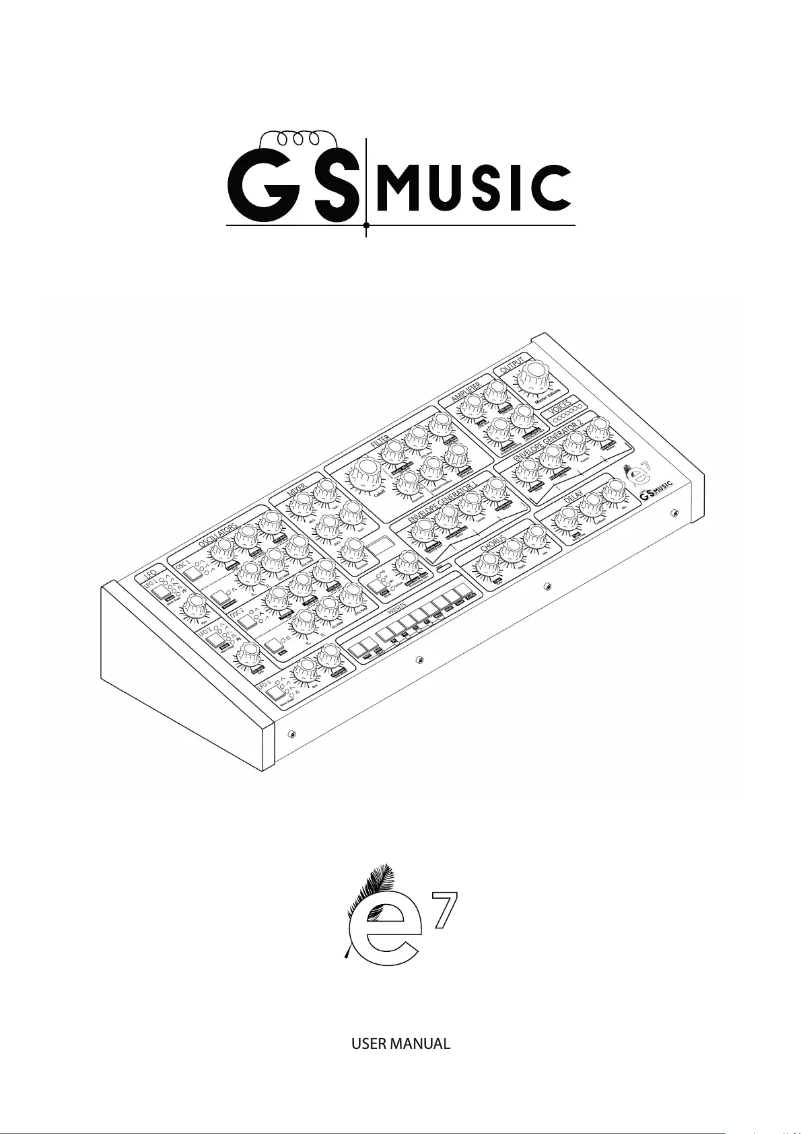 Page n°1 - Manuel utilisateur GS Music e7