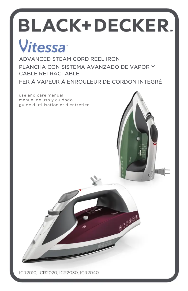 Page n°1 - Manuel utilisateur Black & Decker ICR2020