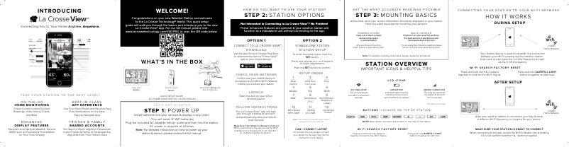 Page n°1 - Guide de démarrage rapide La Crosse Technology V40-PRO