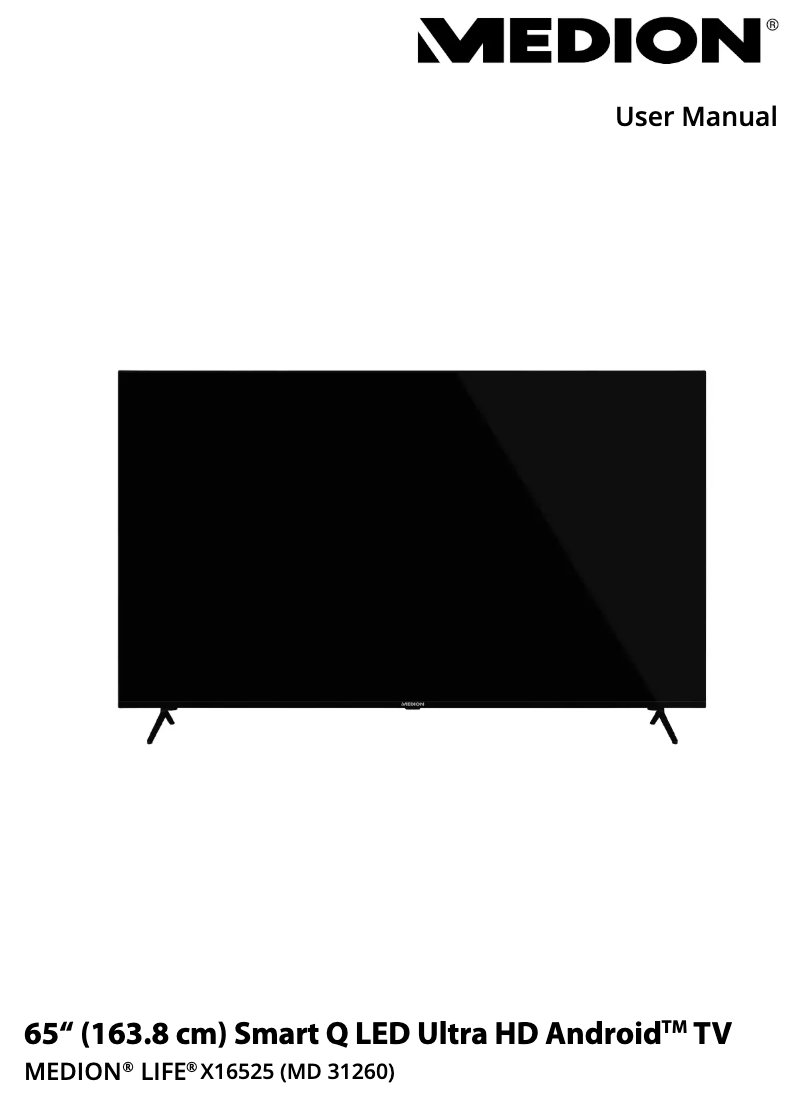 Página 1 del manual Manual de usuario Medion LIFE X16525 (MD 31260)