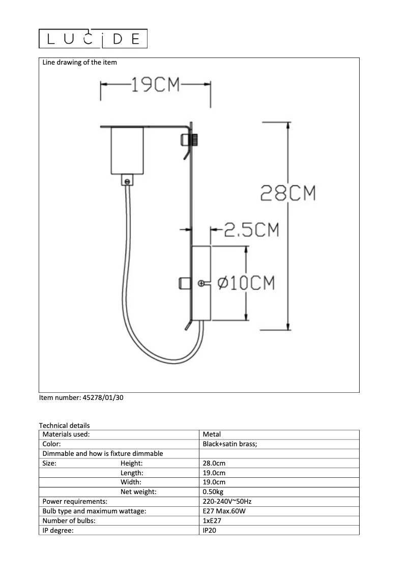 Image de la première page du manuel de l'appareil Malcolm 45278/01/30