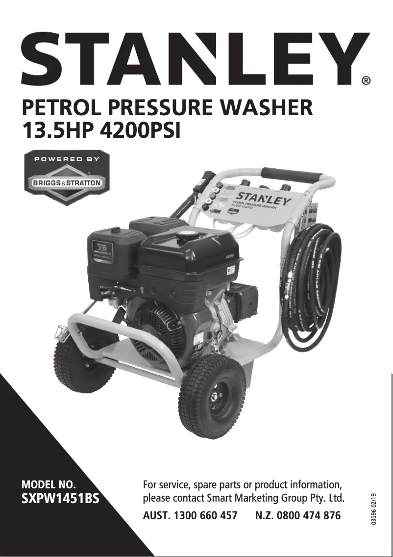 Página 1 del manual Manual de usuario Stanley SXPW1451BS