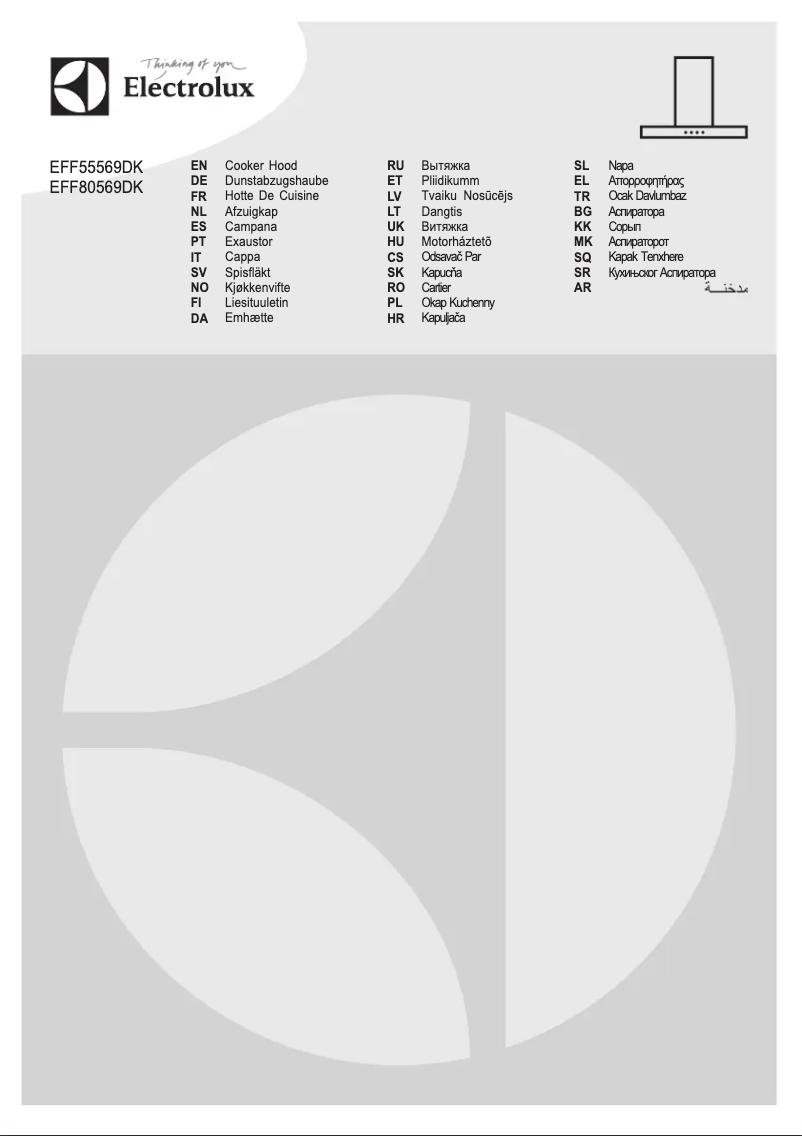 Page n°1 - Manuel utilisateur Electrolux EFF55569DK