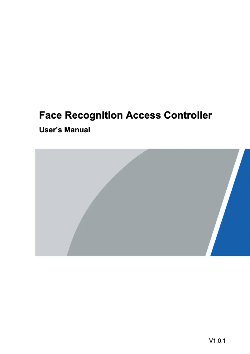 Page 1 de la notice Manuel utilisateur Dahua Technology ASI7213X-T1
