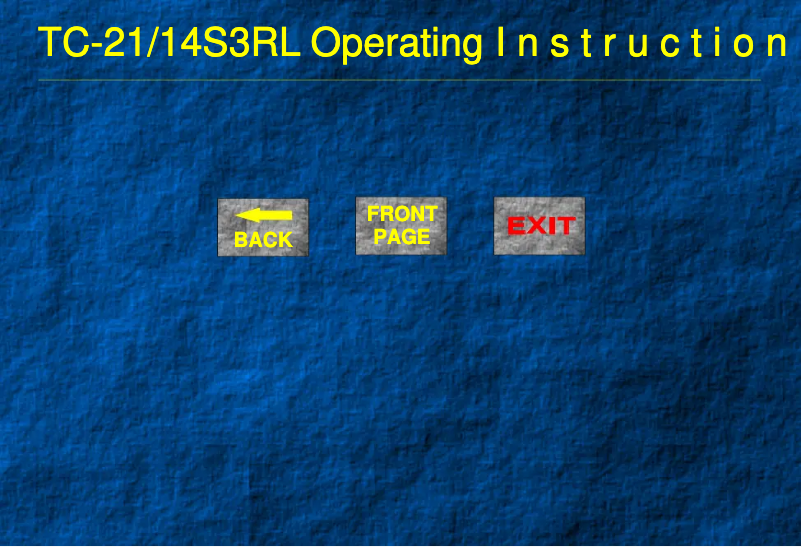 Page 1 de la notice Manuel utilisateur Panasonic TC-14S3R