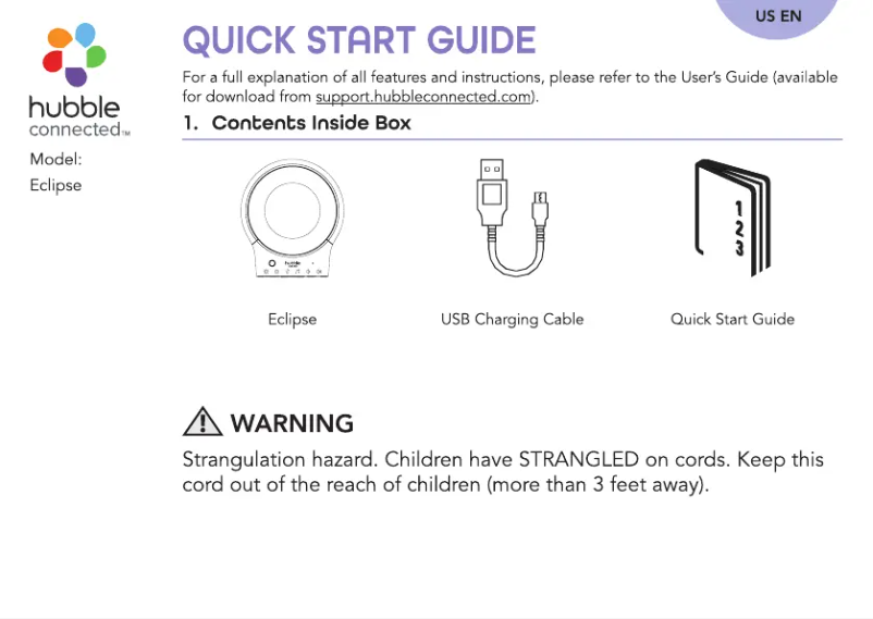 Page 1 de la notice Guide de démarrage rapide Oricom OBHSSOO
