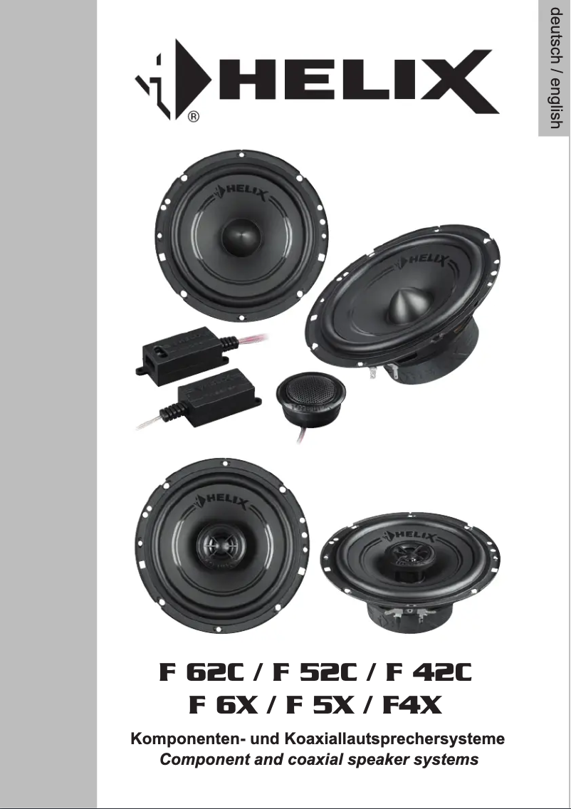 Página 1 del manual Manual de usuario Helix F 42C