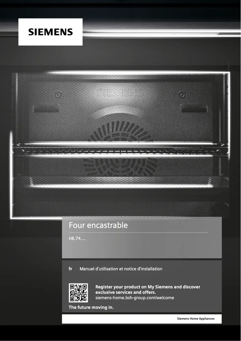 Page n°1 - Manuel utilisateur Siemens HB574AER0