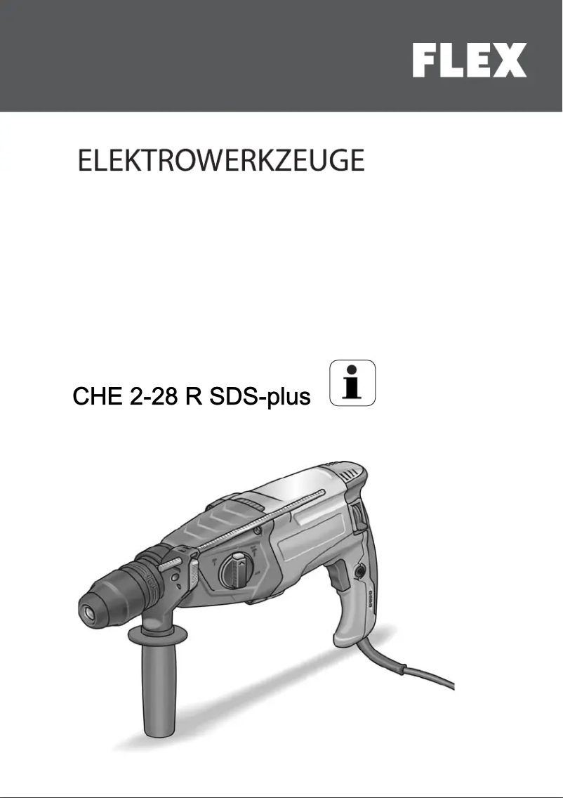 Page n°1 - Manuel utilisateur Flex CHE 2-28 R