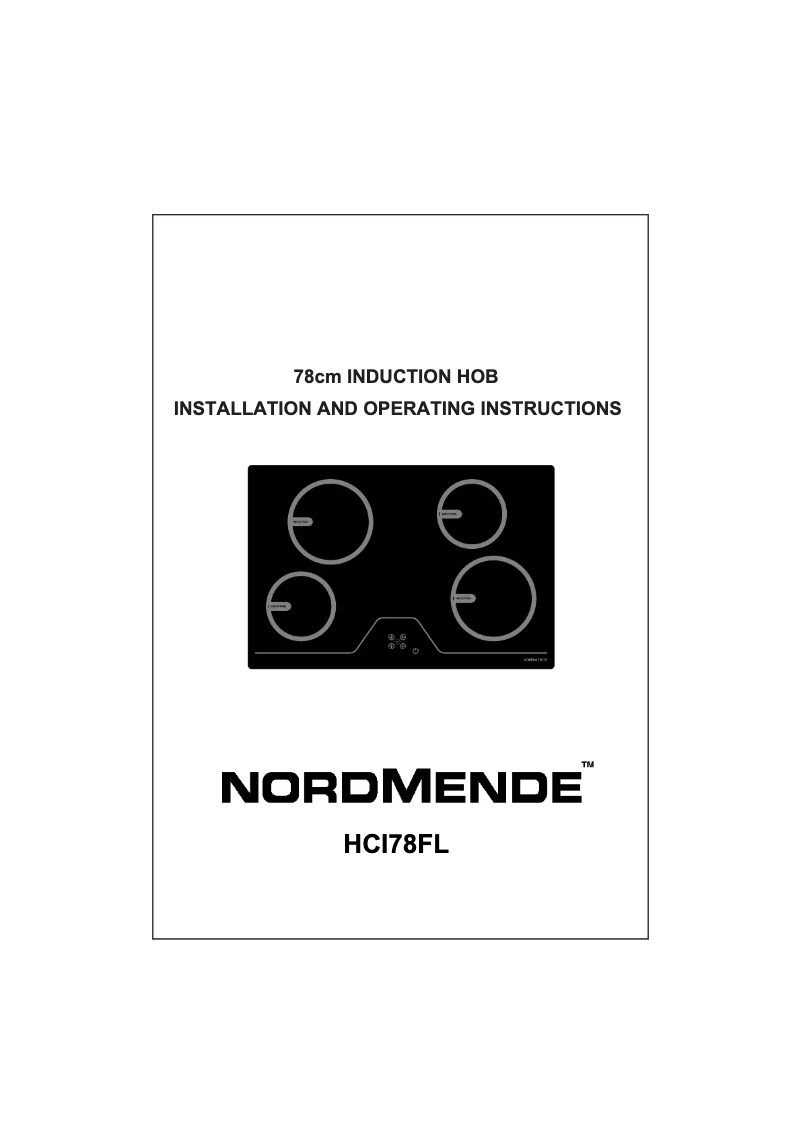 Page n°1 - Manuel utilisateur Nordmende HCI78FL