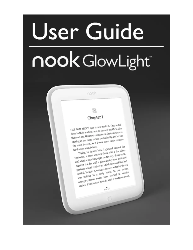 Page n°1 - Manuel utilisateur Barnes & Noble NOOK Simple Touch GlowLight