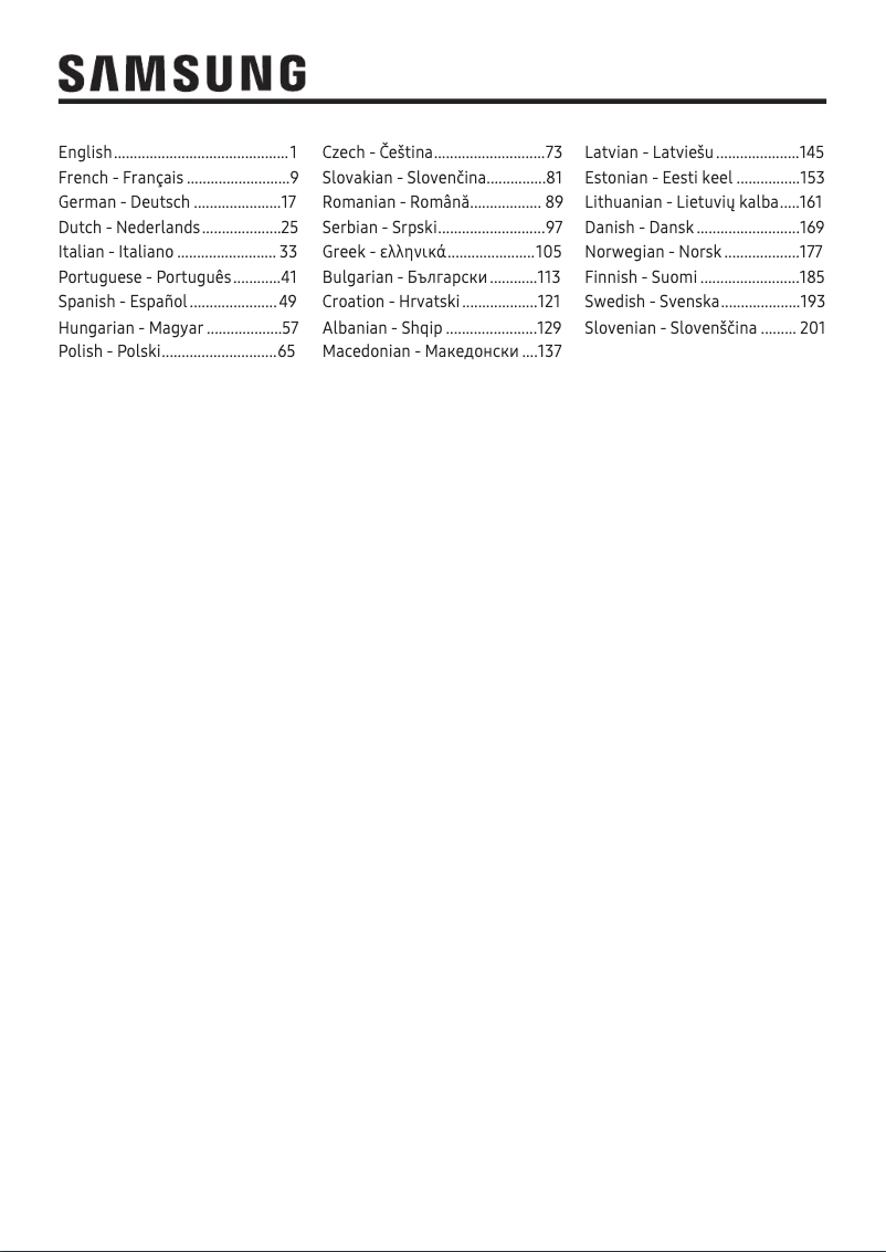 Page 1 de la notice Manuel utilisateur Samsung RB31FERNDEL