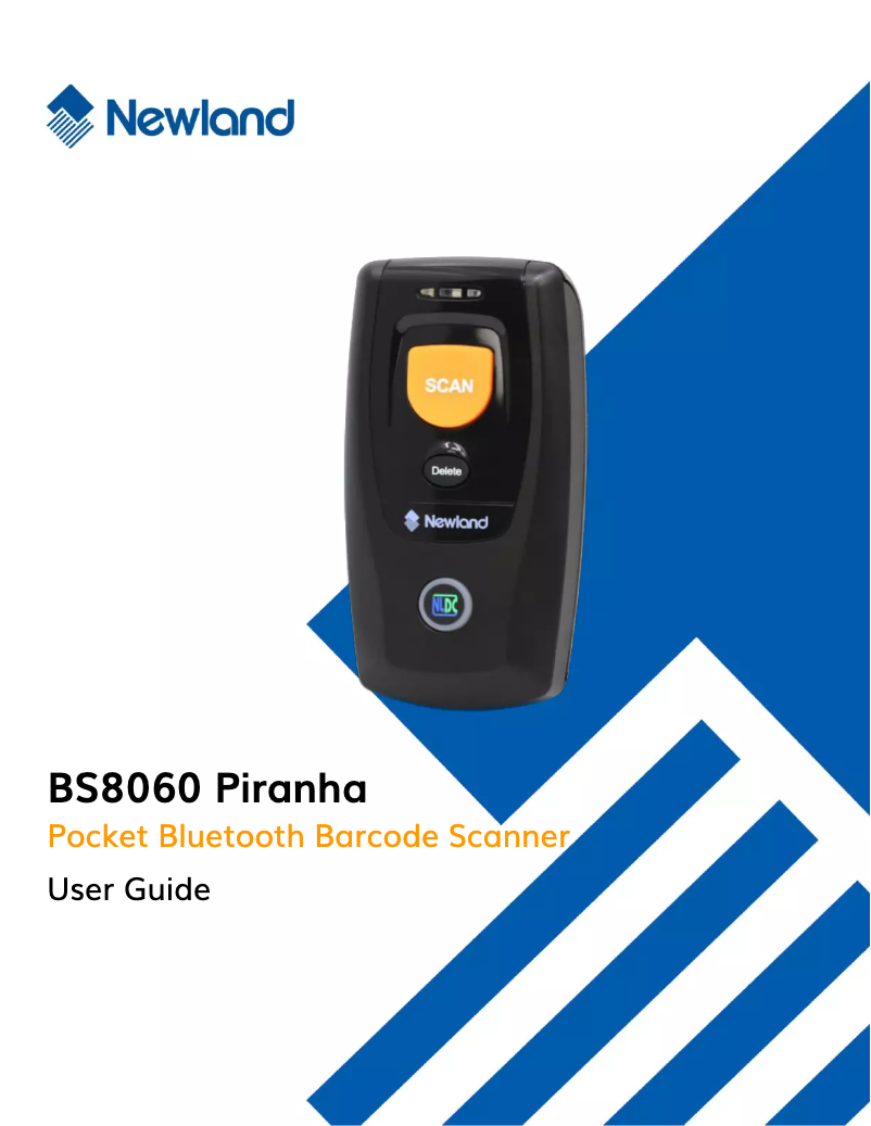 Página 1 del manual Manual de usuario Newland BS8060 Piranha