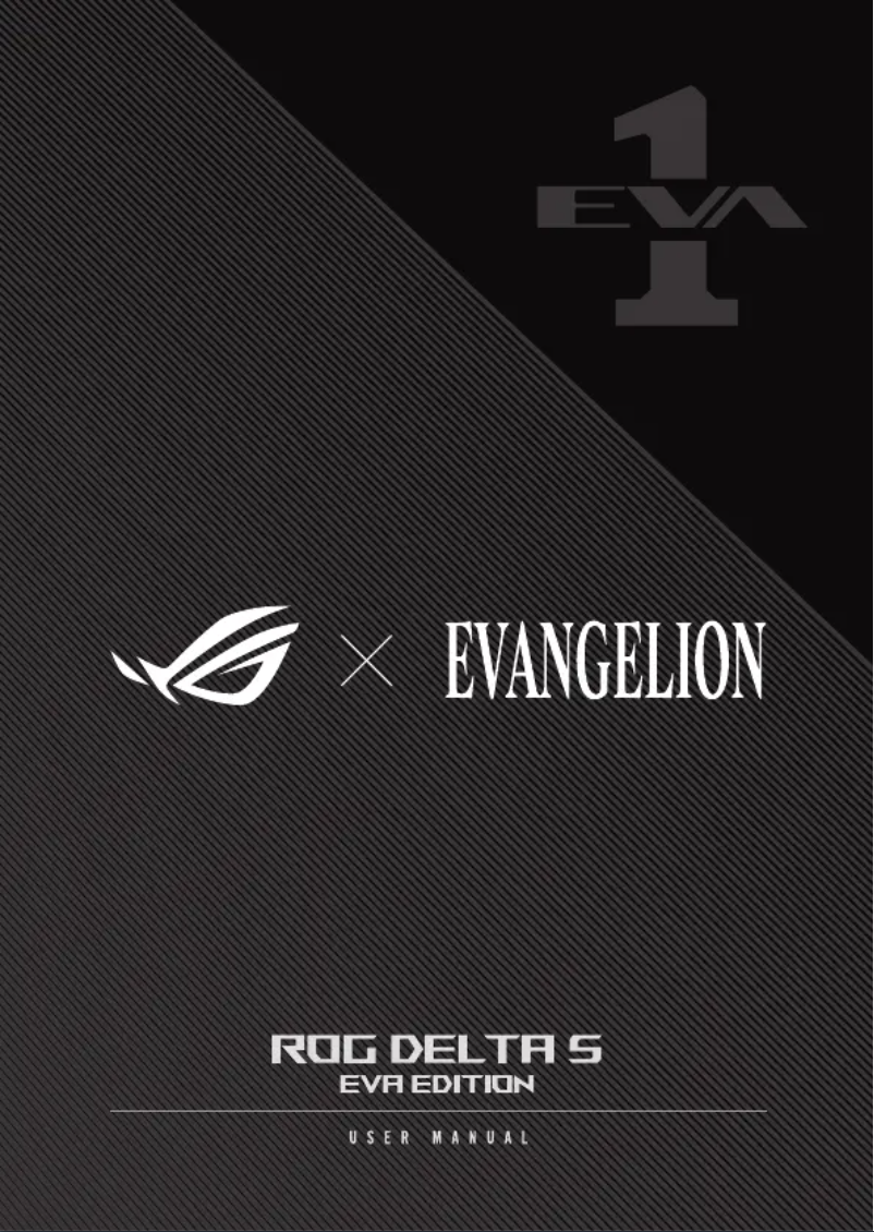 Page 1 de la notice Manuel utilisateur Asus ROG Delta S EVA Edition