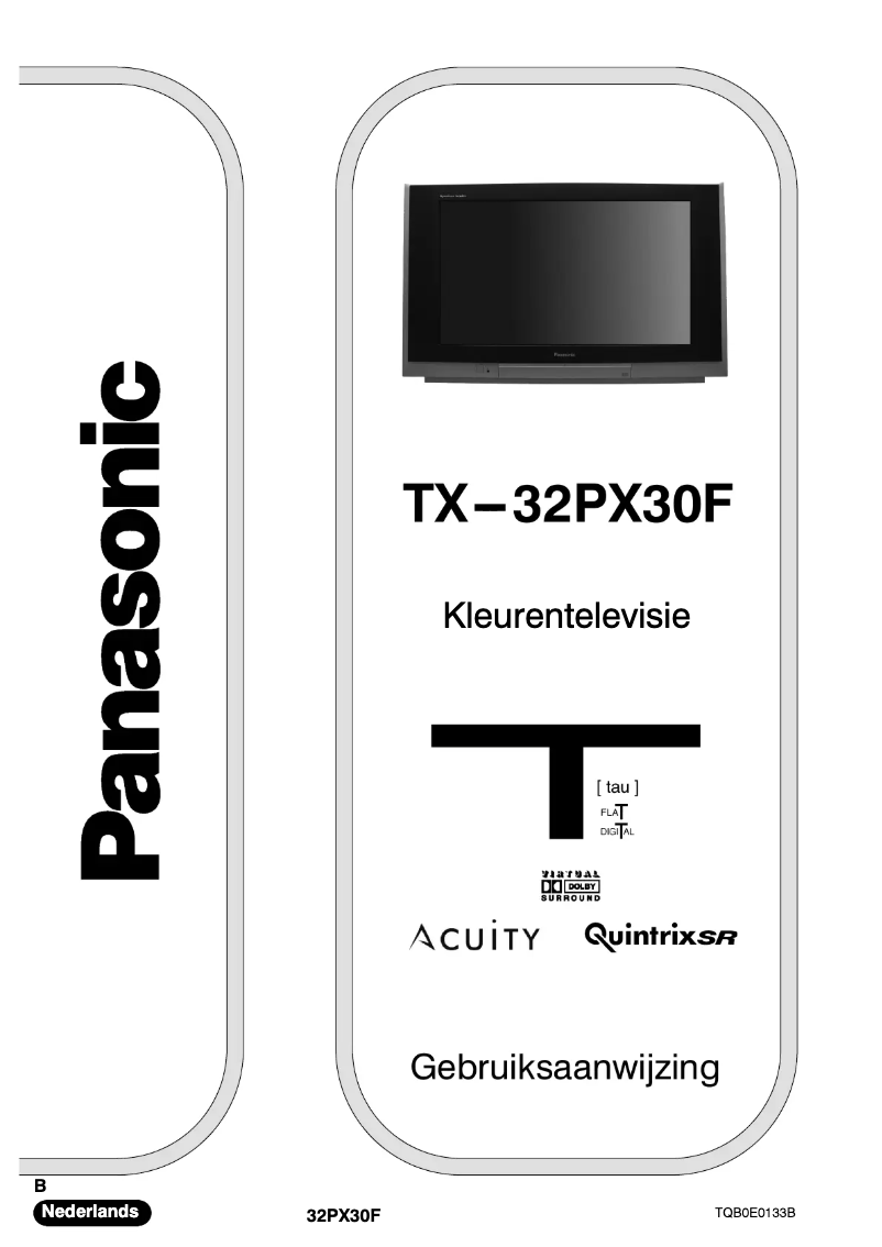 Imagen de la primera página del manual del dispositivo TX-32PX30F