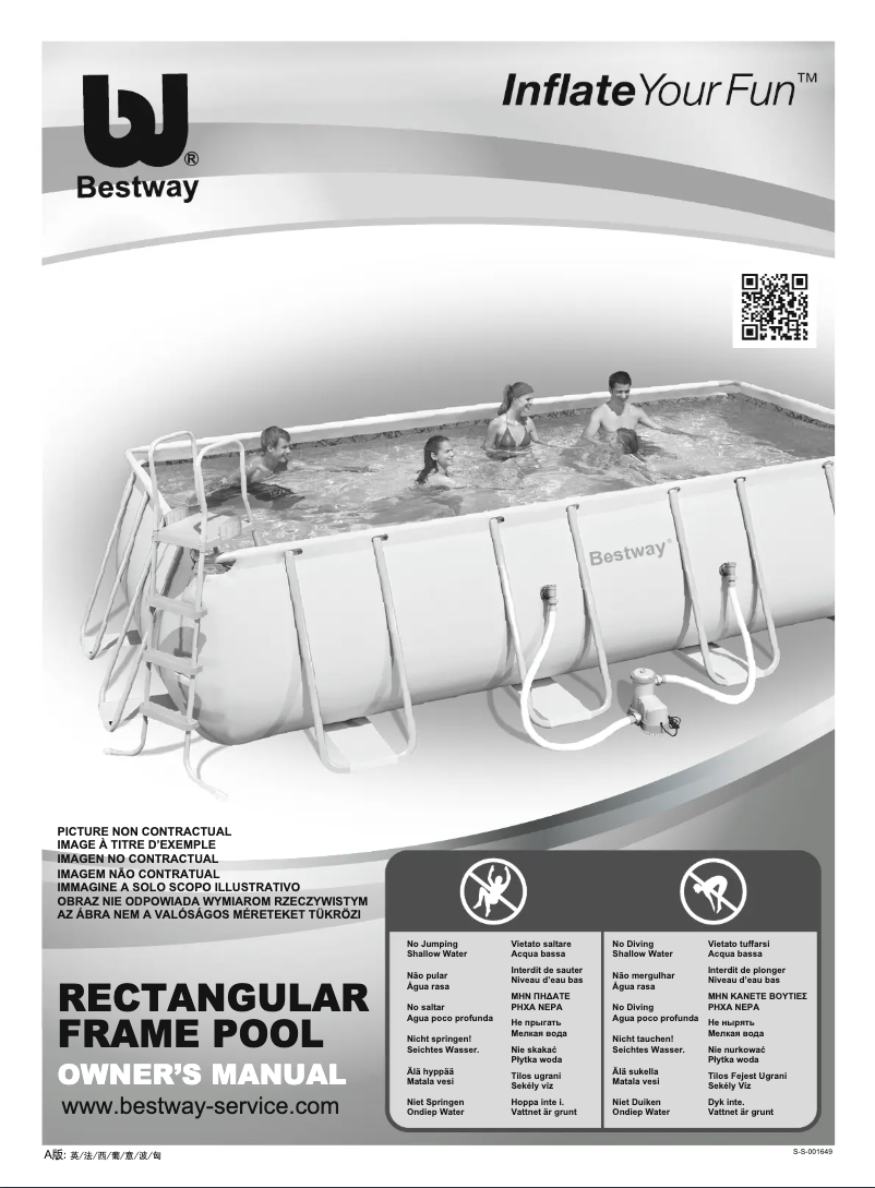 Page 1 de la notice Manuel utilisateur Bestway BW56275