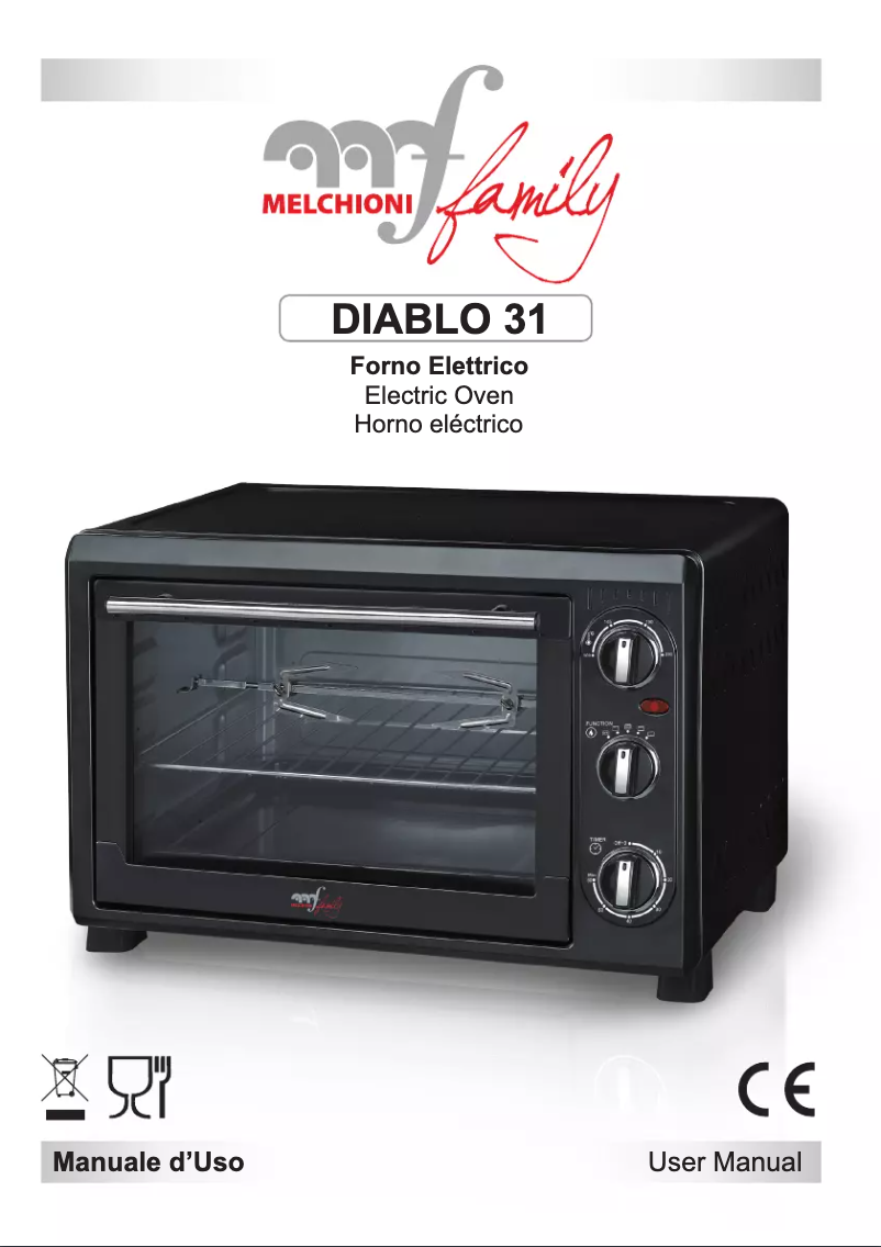 Page 1 de la notice Manuel utilisateur Melchioni Diablo 31