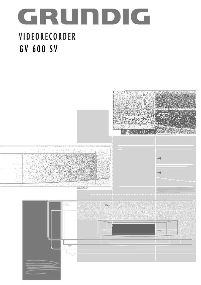 Page n°1 - Manuel utilisateur Grundig GV 600