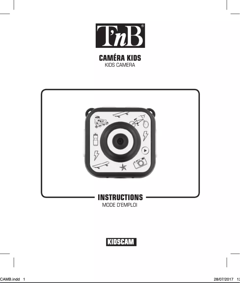 Image de la première page du manuel de l'appareil KIDSCAM