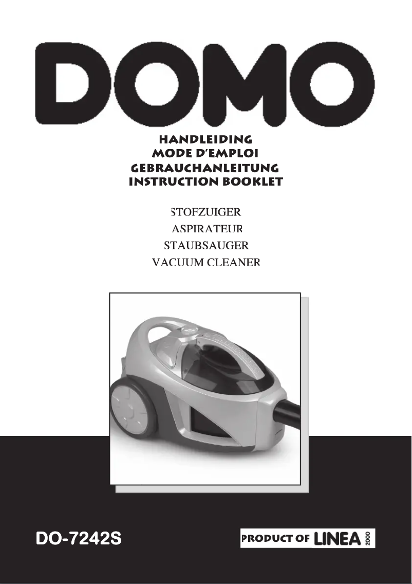 Image de la première page du manuel de l'appareil DO7242S