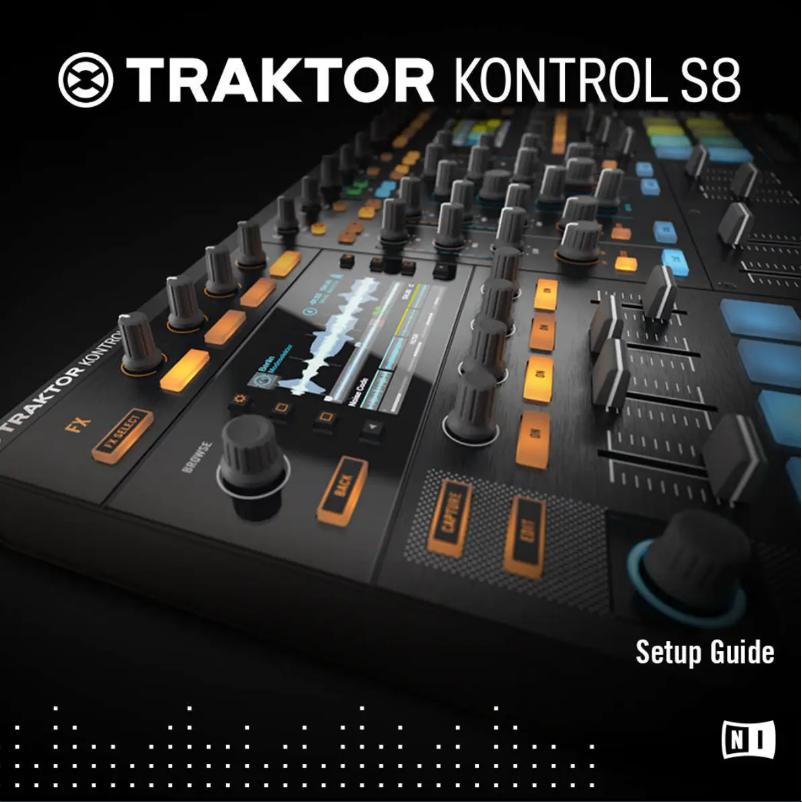 Image de la première page du manuel de l'appareil Traktor Kontrol S8