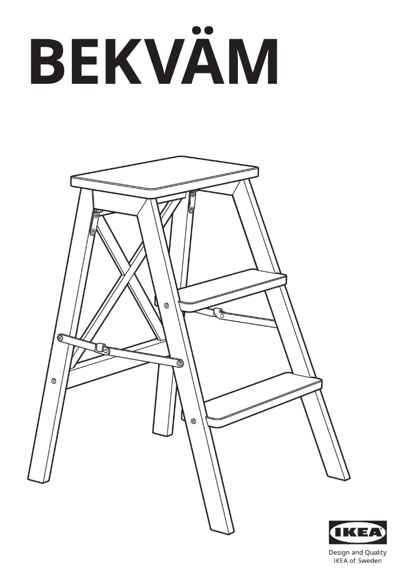 Page 1 de la notice Manuel utilisateur Ikea BEKVÄM 902.198.29
