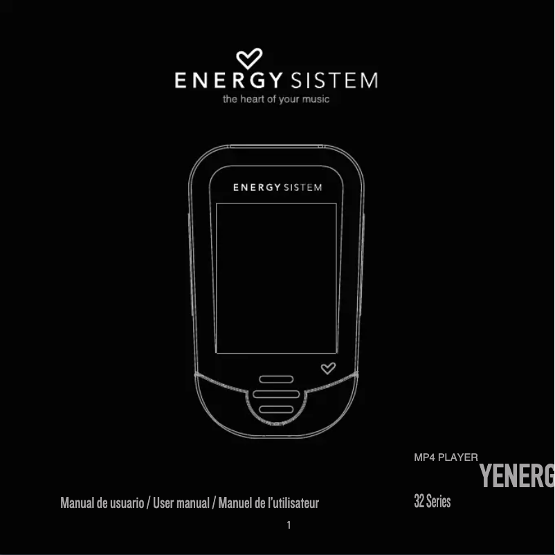 Image de la première page du manuel de l'appareil Energy 3216