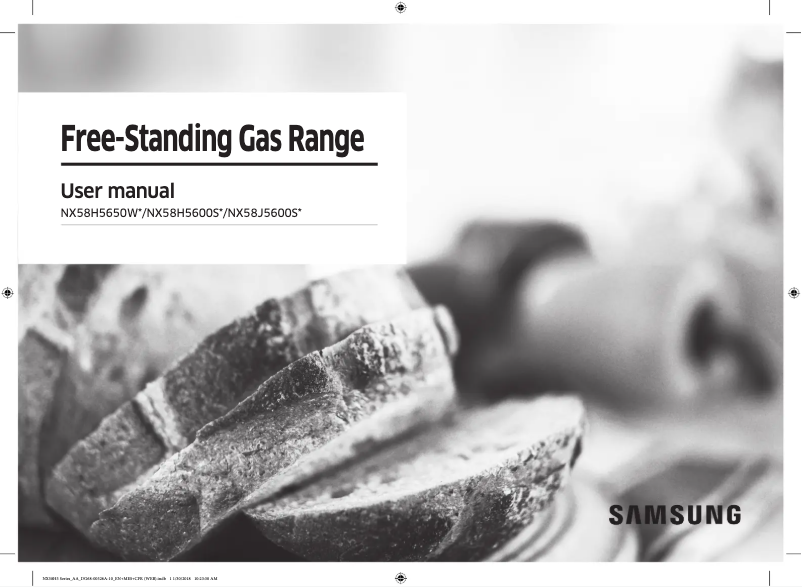 Page 1 de la notice Manuel utilisateur Samsung NX58J5600SG/AA