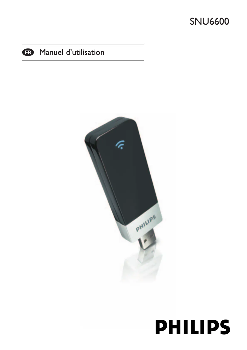 Image de la première page du manuel de l'appareil SNU6600
