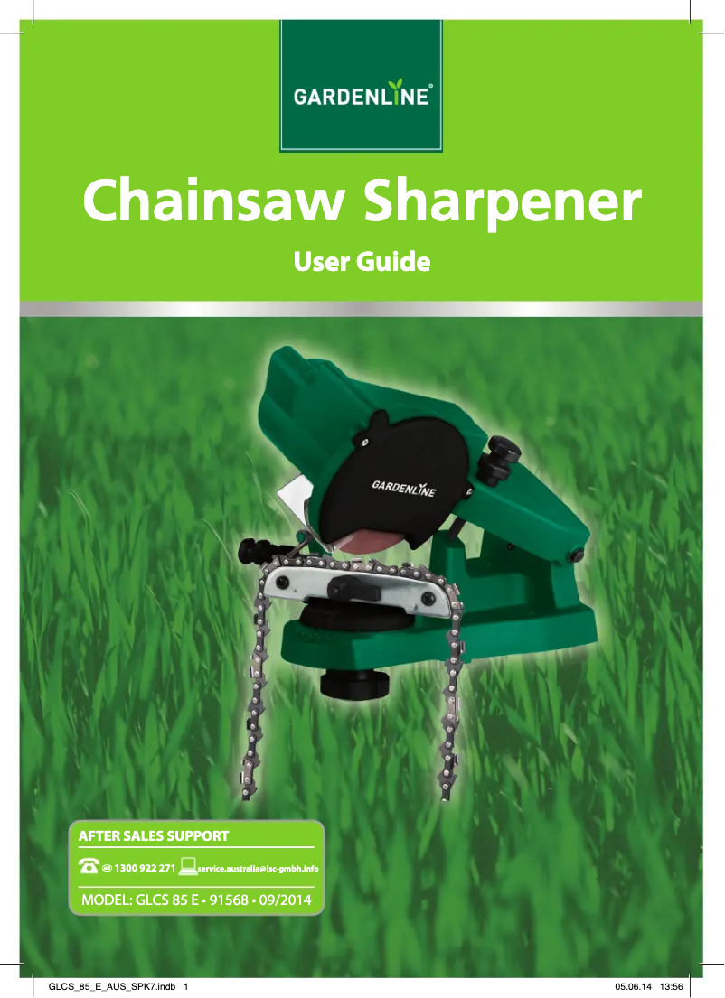 Page n°1 - Manuel utilisateur Gardenline GLCS 85 E