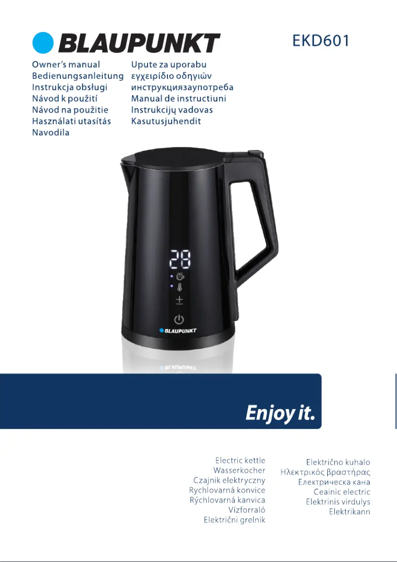 Page 1 de la notice Manuel utilisateur Blaupunkt EKD601